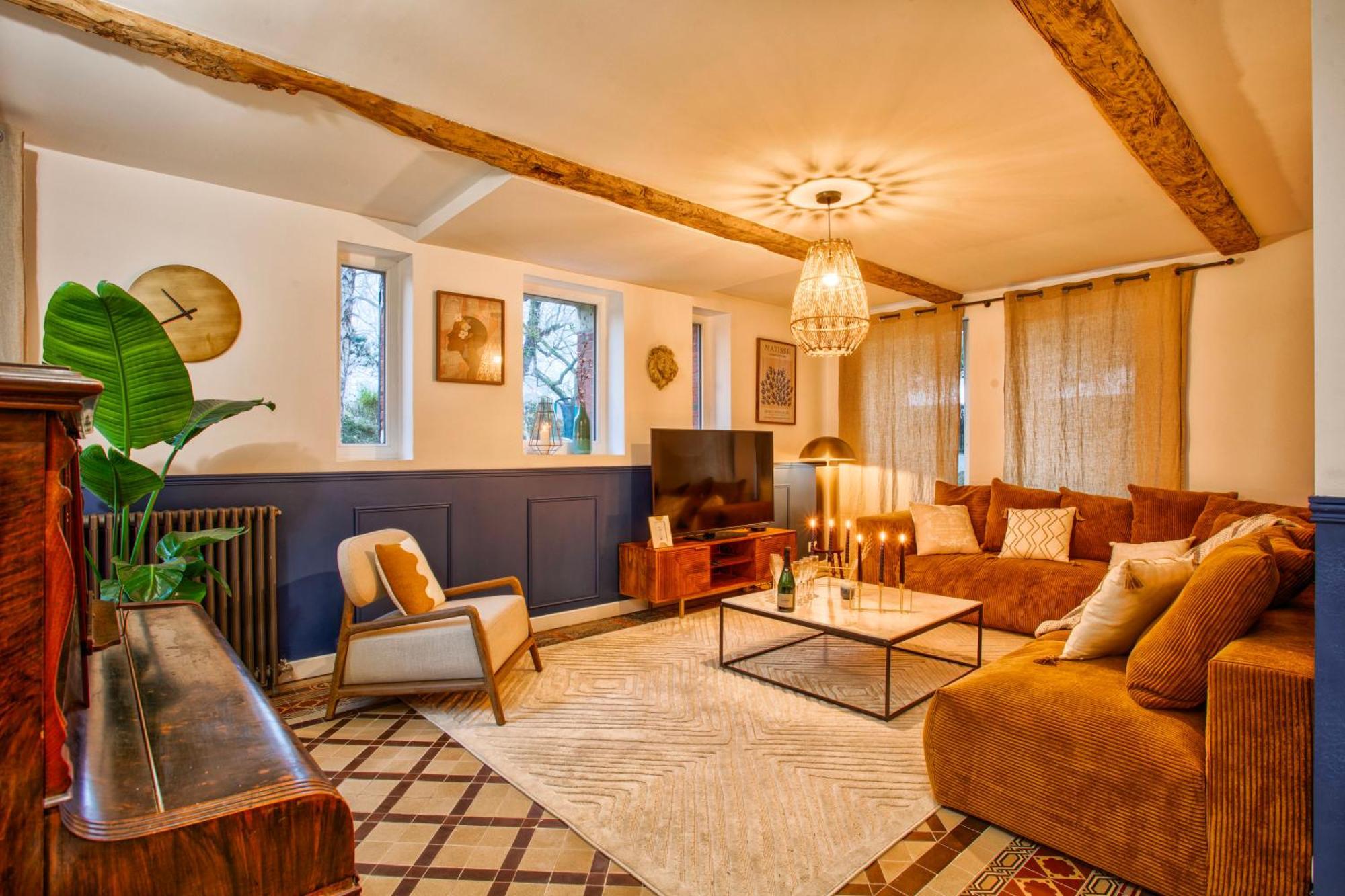 Maison Adeli - Spa- Brasero-Billard- Netflix-Wifi Dozule Bagian luar foto