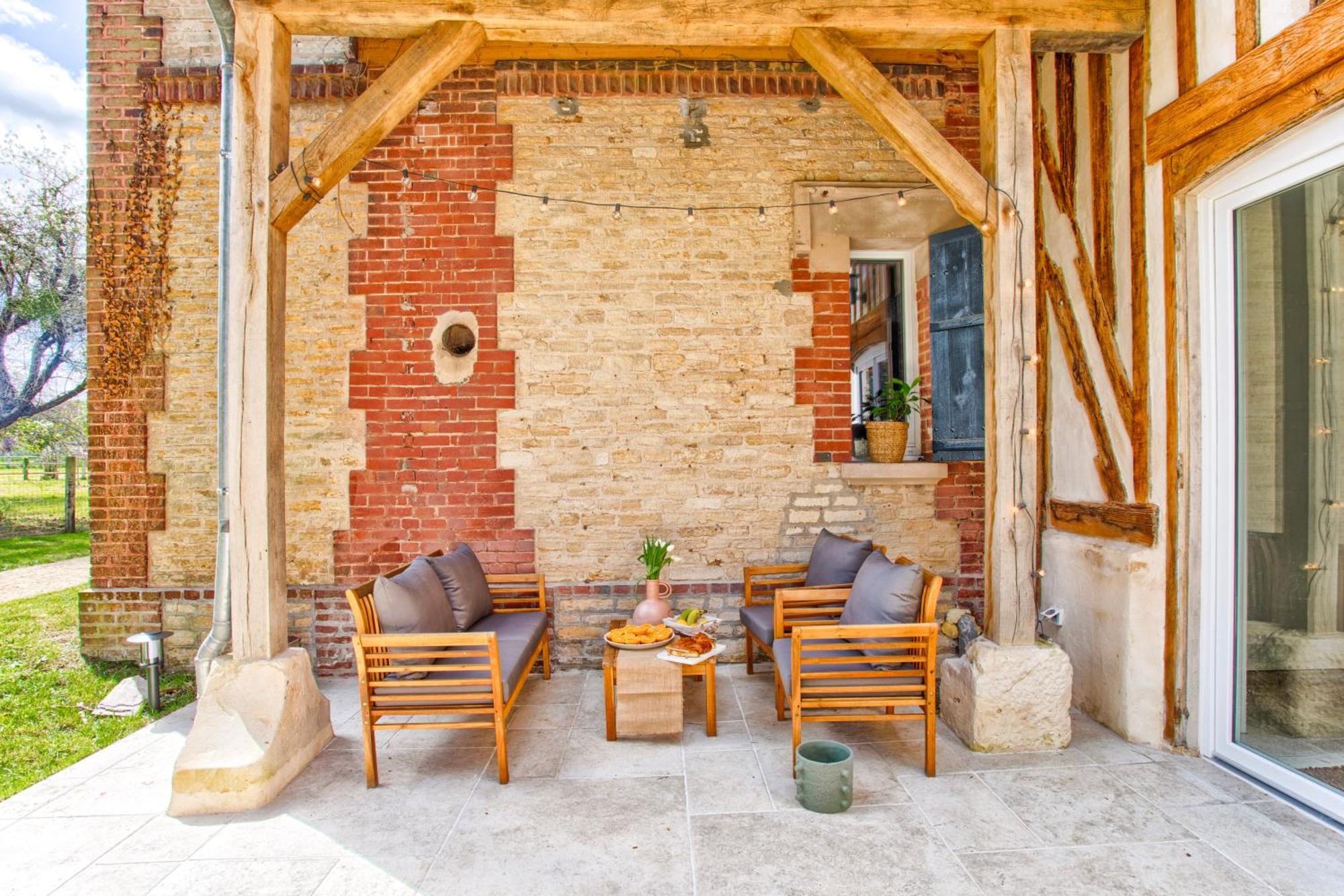 Maison Adeli - Spa- Brasero-Billard- Netflix-Wifi Dozule Bagian luar foto